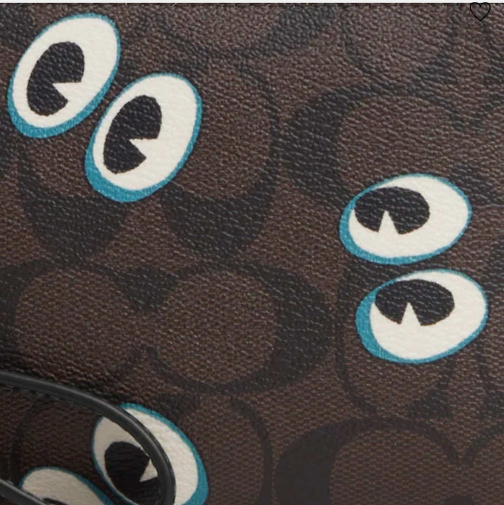 NWT Halloween Spooky Eyes Limited edition Coach Wristlet - Picture 6 of 8